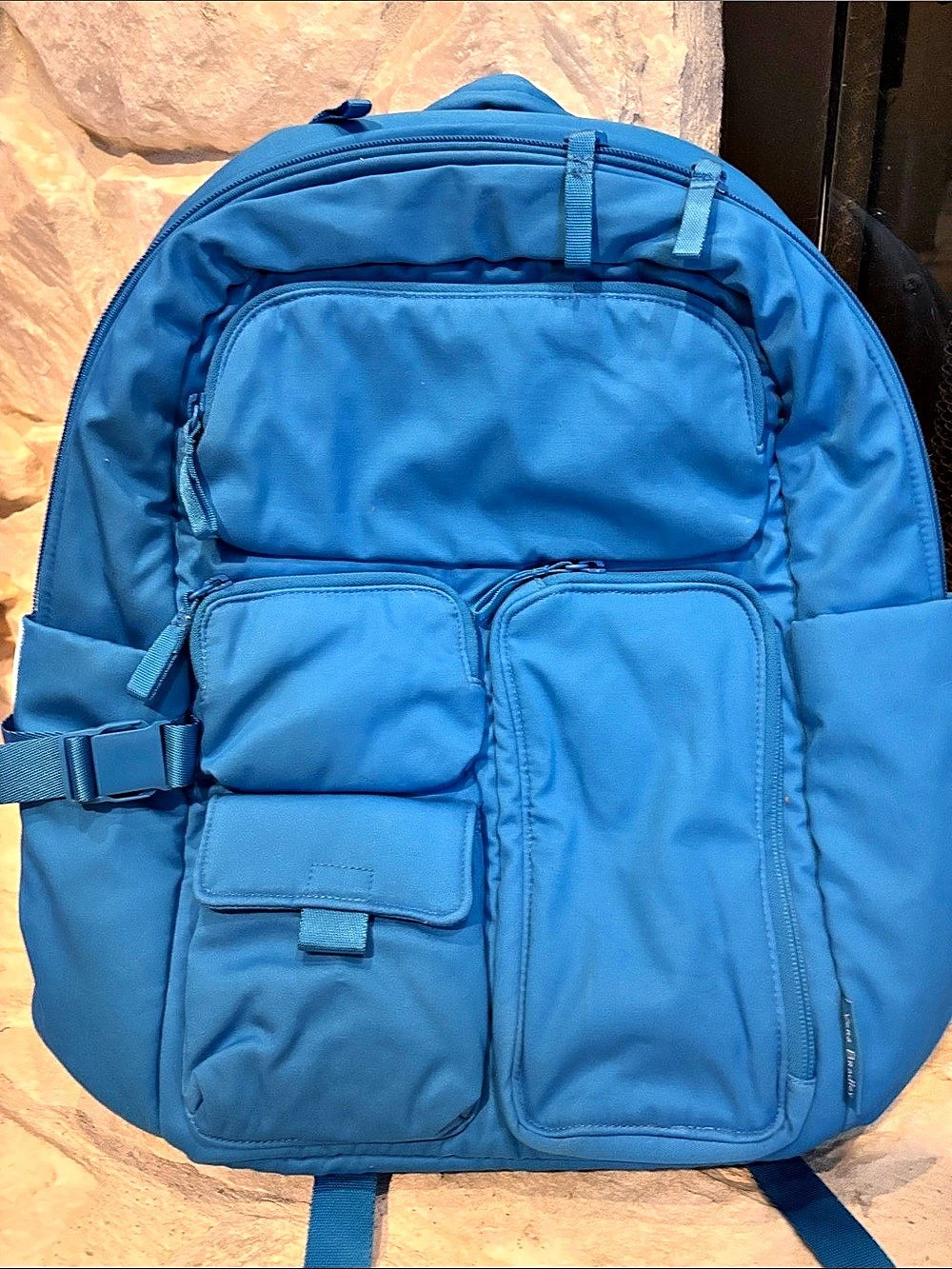 Vera Bradley ReActive Grand Backpack Blue & White Floral